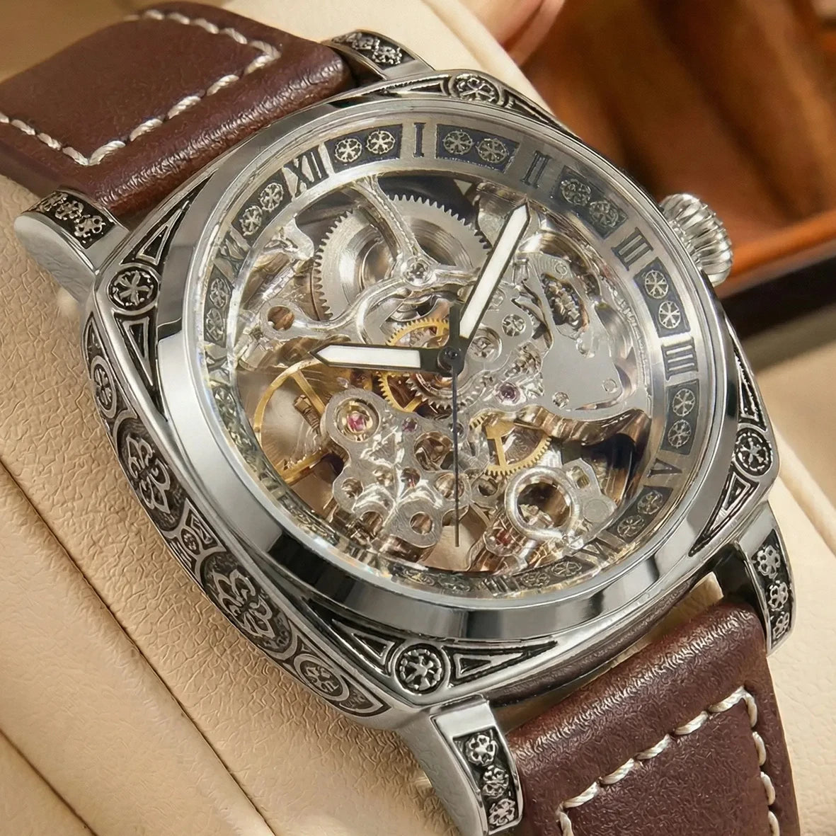 Classic royal Skeleton watch