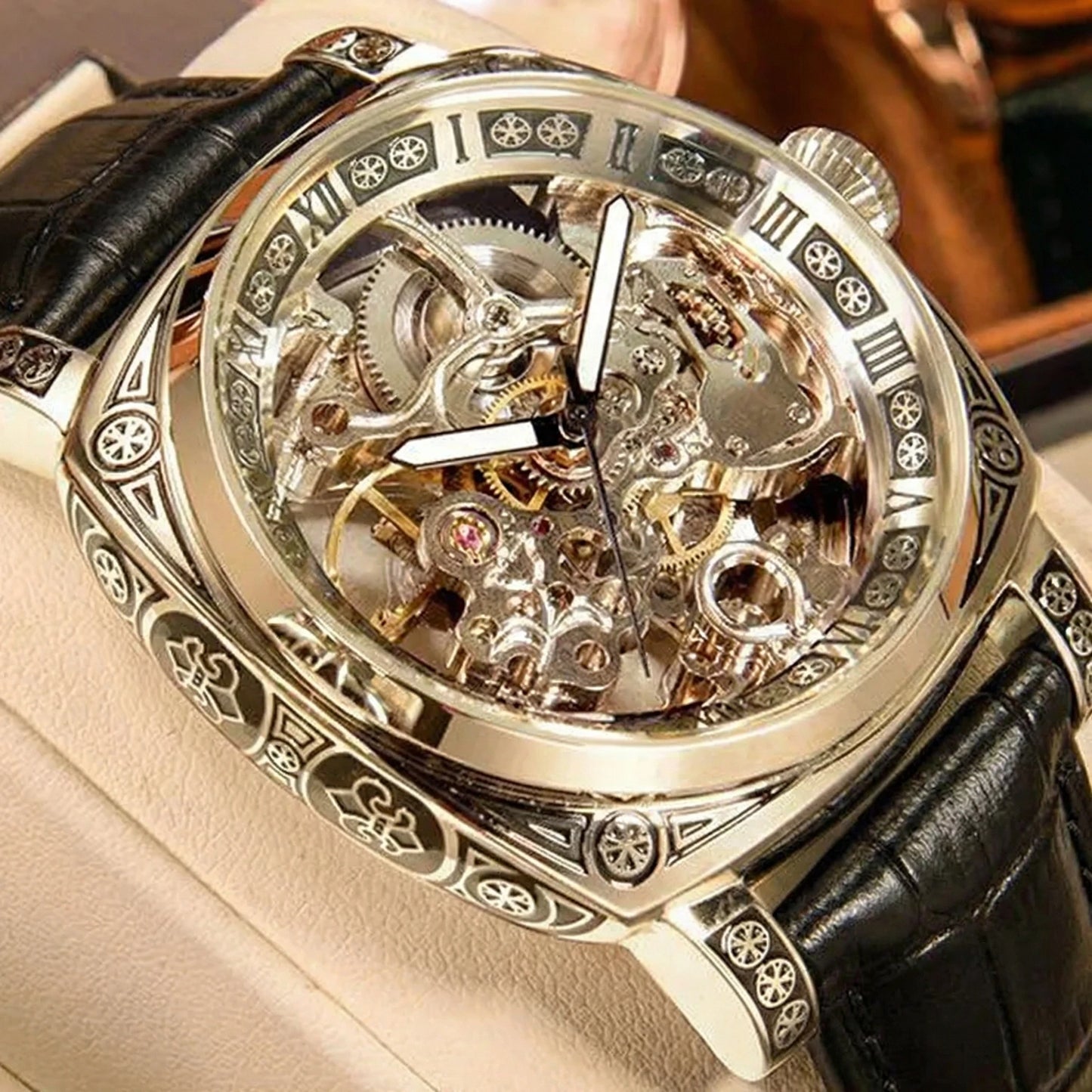 Classic royal Skeleton watch