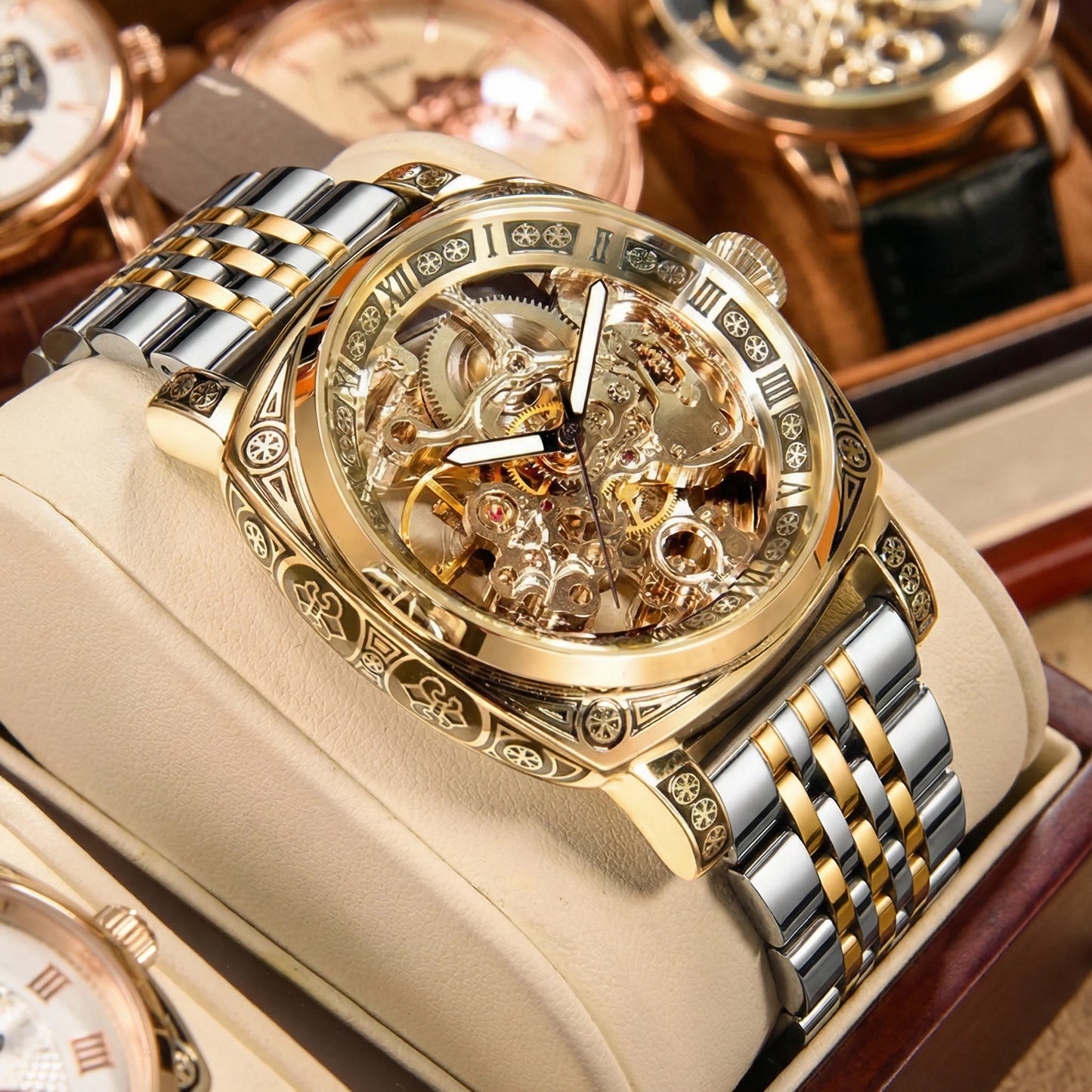 Classic royal Skeleton watch