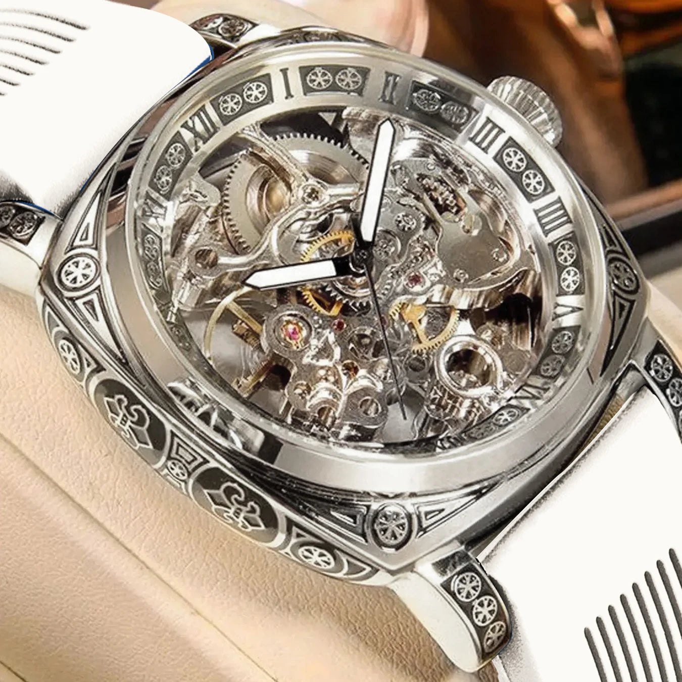 Classic royal Skeleton watch