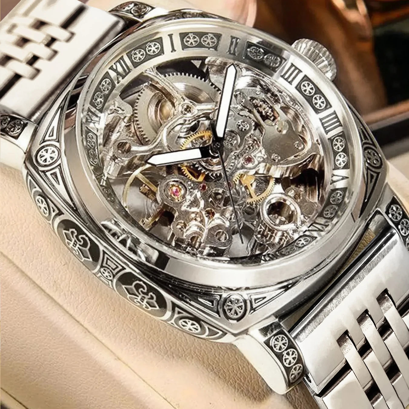 Classic royal Skeleton watch